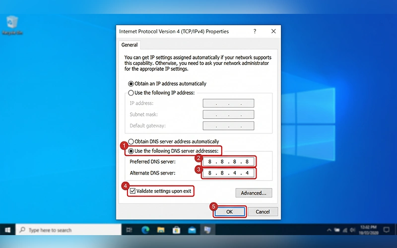 change-dns-server-windows-10