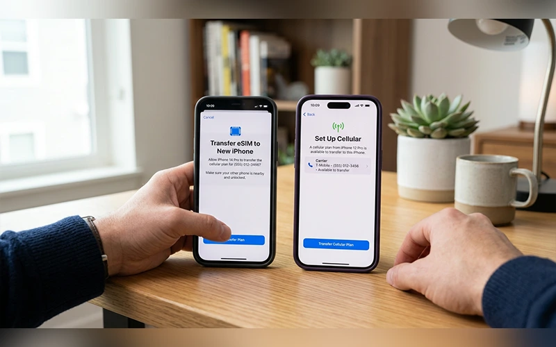 how to activate esim on iphone