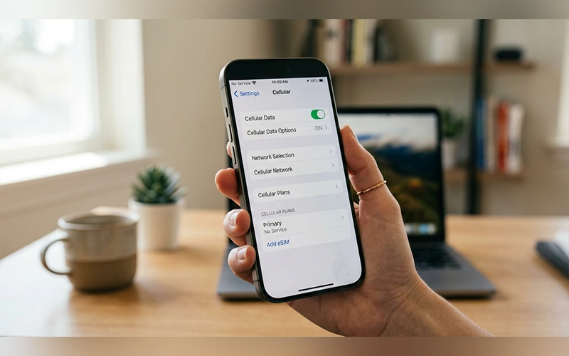 how to activate esim on iphone