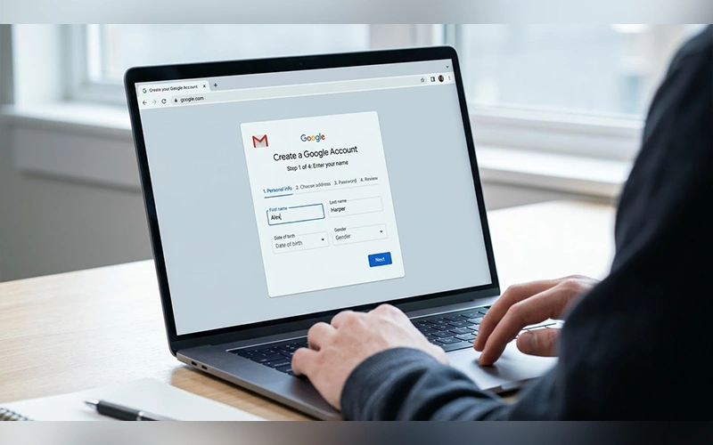 how to create a new gmail account