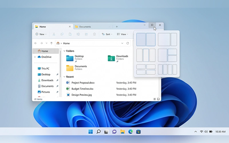 how to split screen on windows