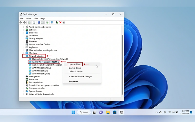 update-network-adapter-driver