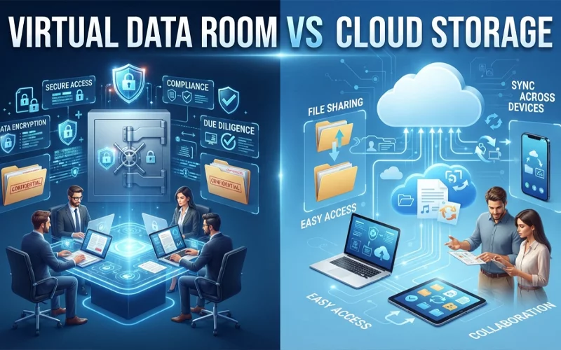 Virtual Data Room vs Cloud Storage