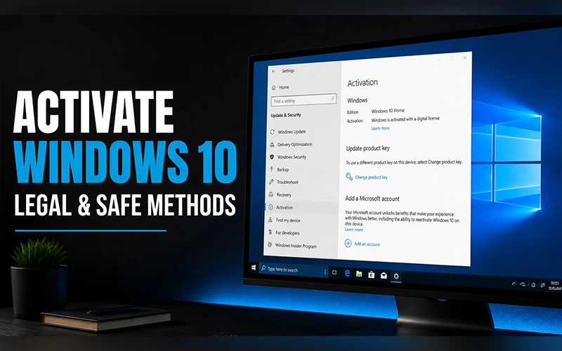 how to activate windows 10 for free