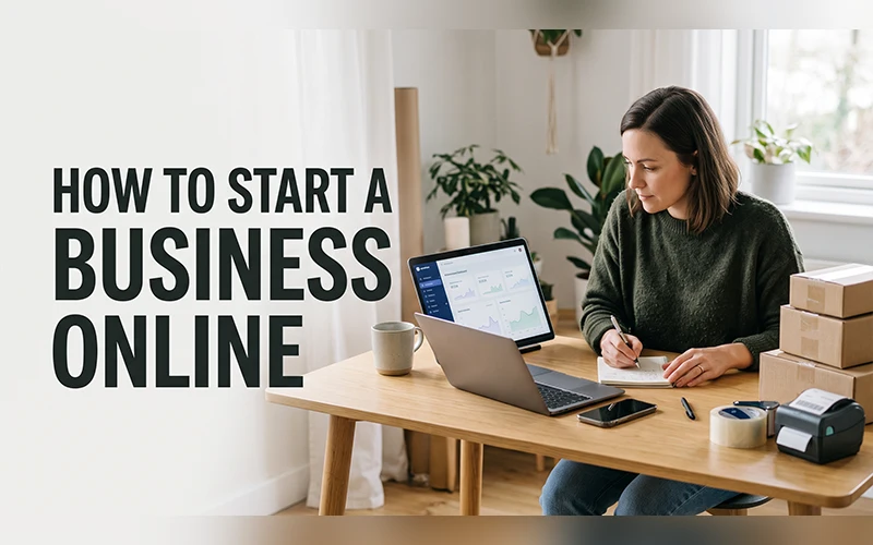 how to start a business online