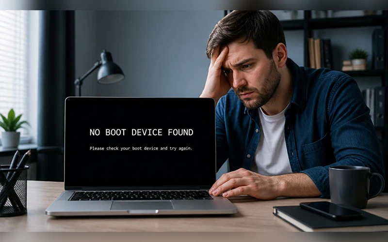 no boot device found